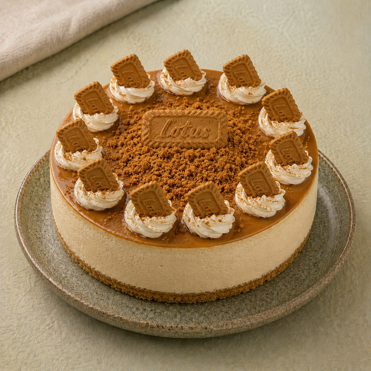 Lotus Biscoff Cheese Cake